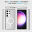 UTIA Shockproof Transparent Case Cover With Magnetic Ring for Samsung Galaxy S26-Transparent