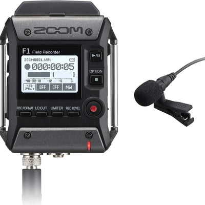 Zoom F1 - LP Recorder with Lavalier Microphone - MyMobile