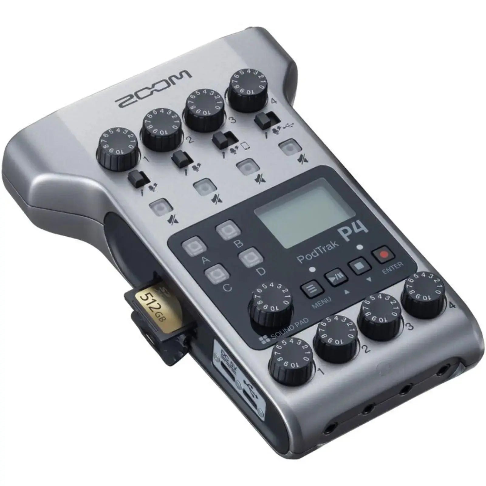 Zoom PodTrak P4 Multitrack Podcast Recorder - MyMobile