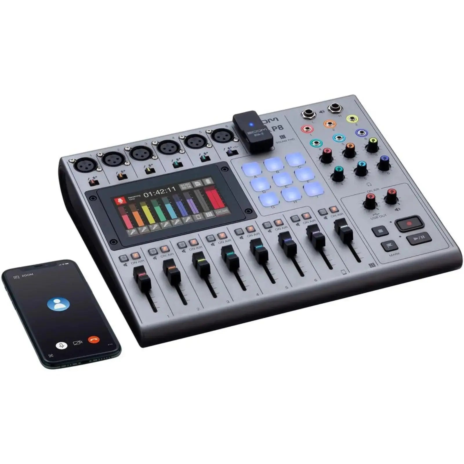 Zoom PodTrak P8 Multitrack Podcast Recorder - MyMobile